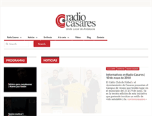Tablet Screenshot of casaresradio.com